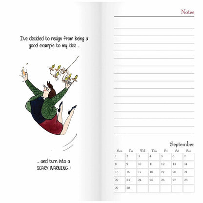 2025 Tottering by Gently Slim Diary