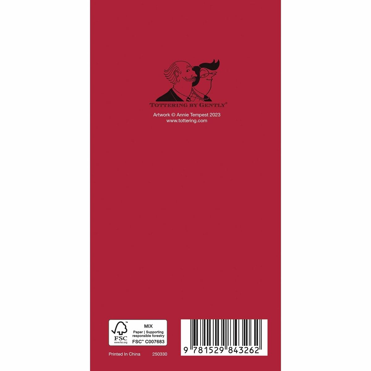 2025 Tottering by Gently Slim Diary