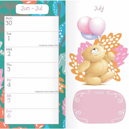 Forever Friends Slim Diary 2025