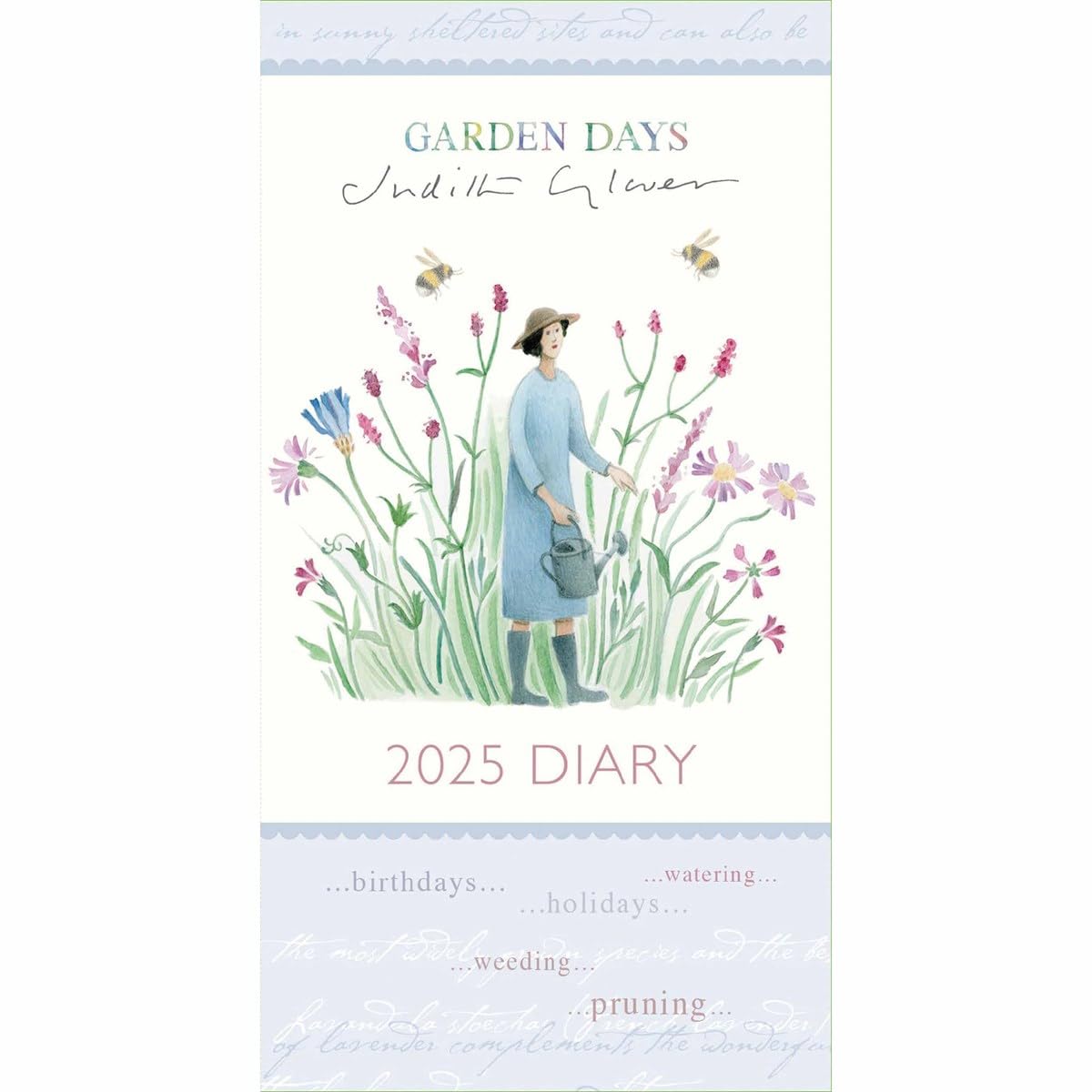 Carousel Calendars Garden Days Slim Diary 2025 (PFP)