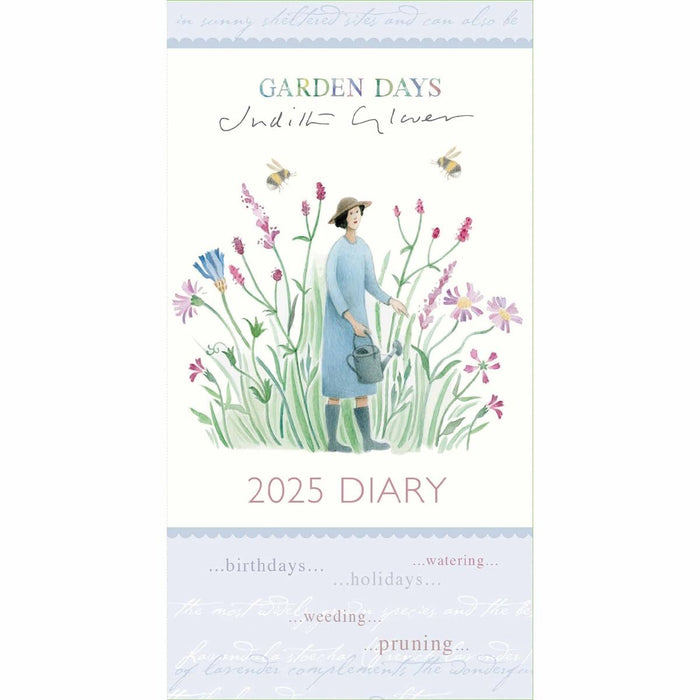 Carousel Calendars Garden Days Slim Diary 2025 (PFP)