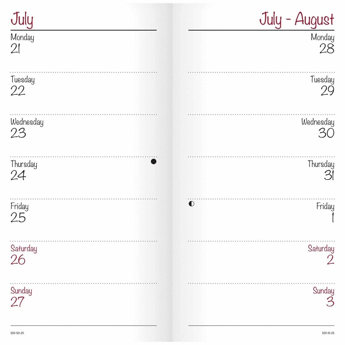Carousel Calendars Thelwell Slim Diary 2025 (PFP)