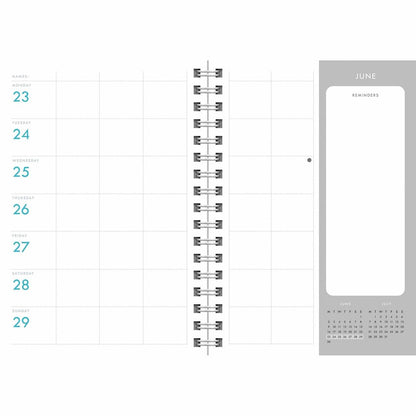 Carousel Calendars Organised Family (Geometric) Planner A5 Diary 2025 (PFP)