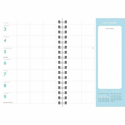 Carousel Calendars Organised Family (Geometric) Planner A5 Diary 2025 (PFP)