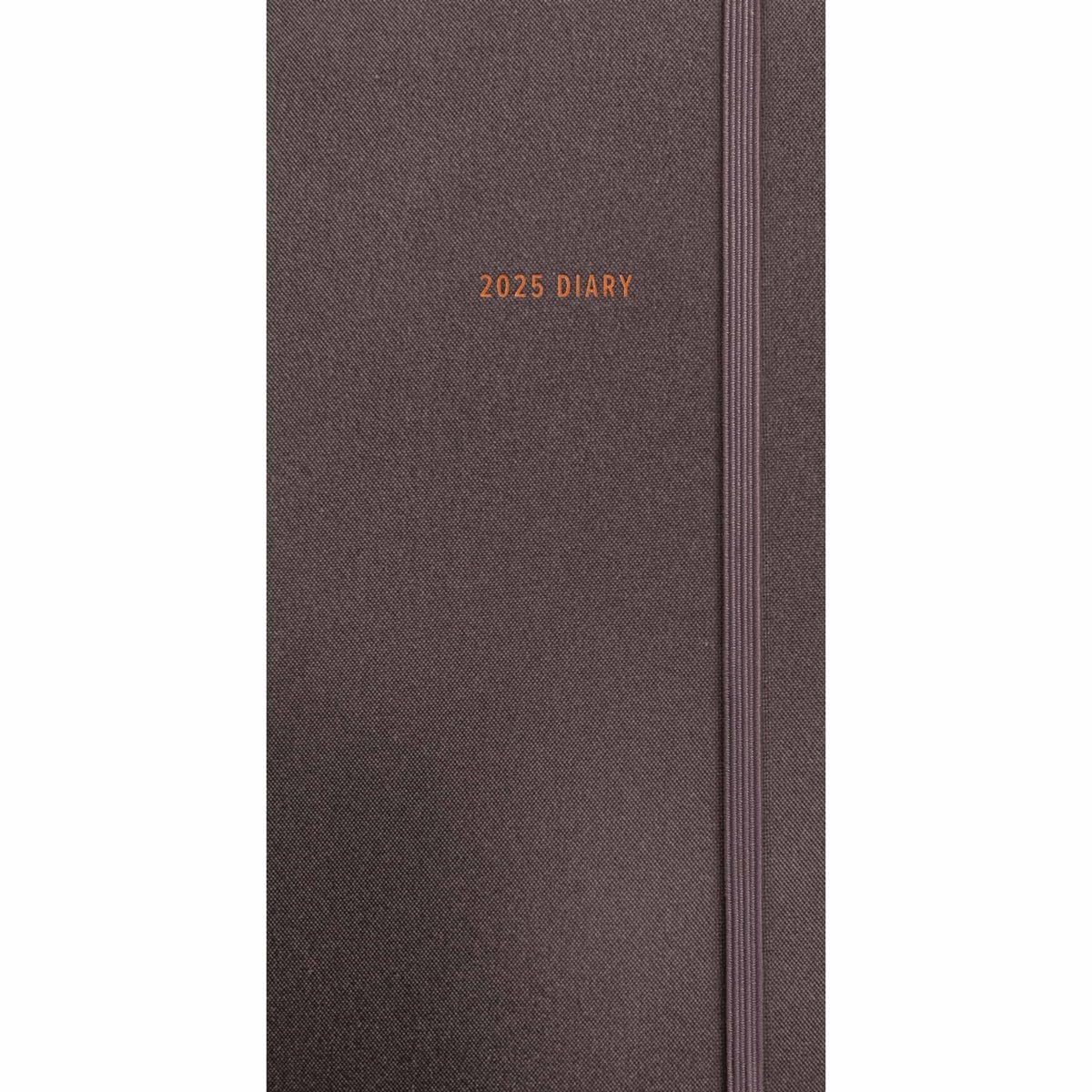 2025 Fashion Diary Charcoal Slim Diary