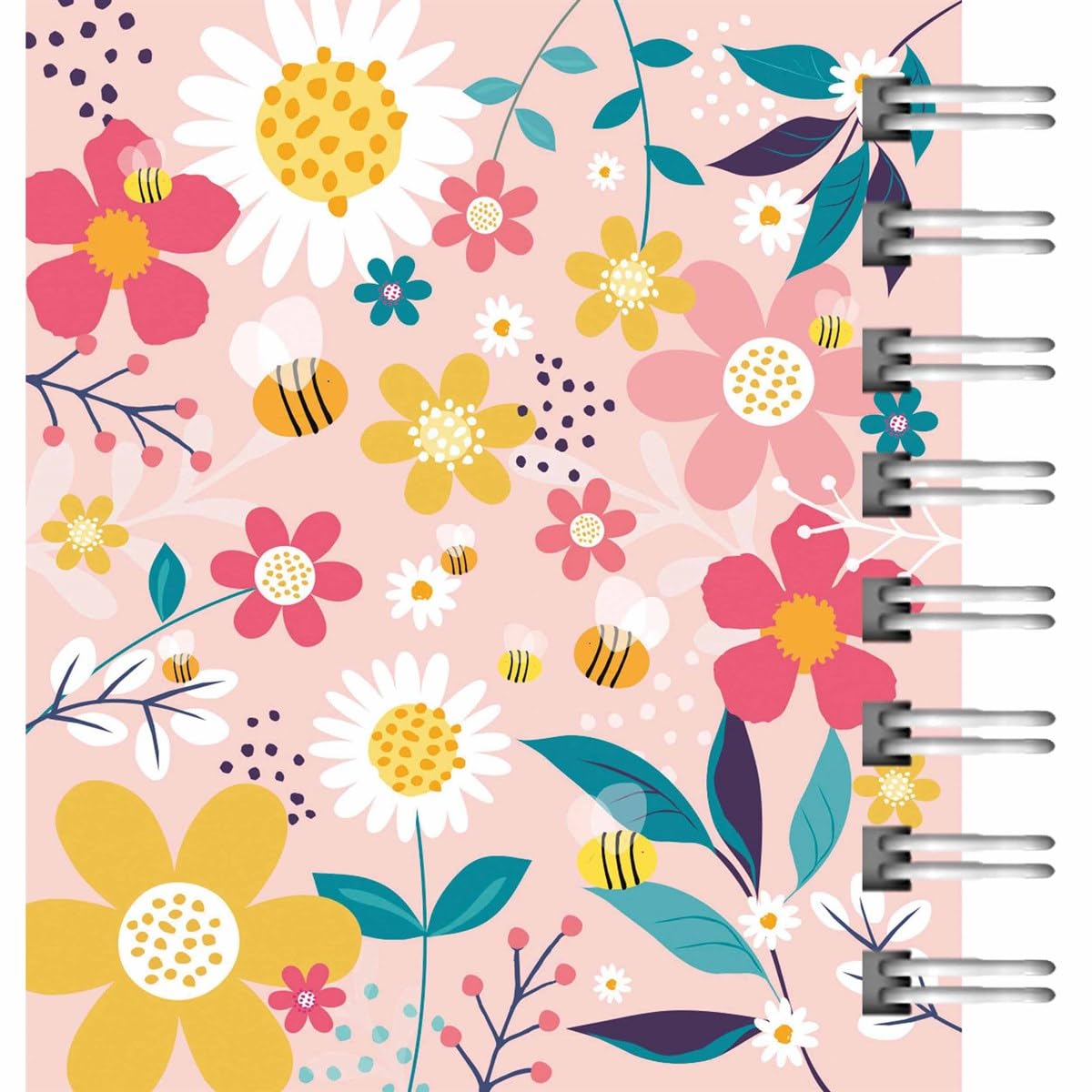 2025 Fashion Diary Contemporary Floral  Sq Pk Diary