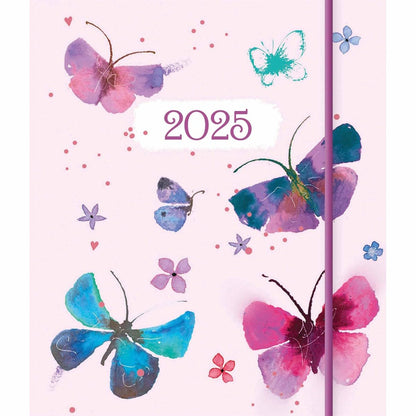 2025 Fashion Diary Butterfiles Sq Pk Diary