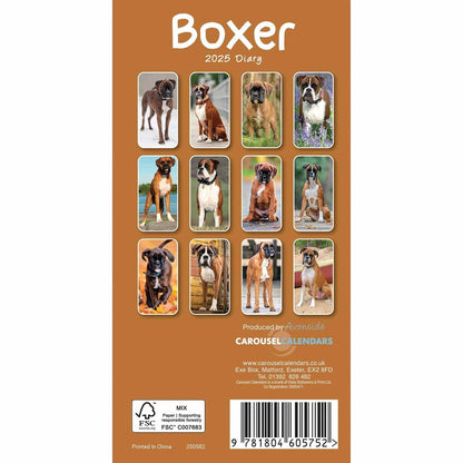 Carousel Calendars Boxers Slim Diary 2025 (PFP)