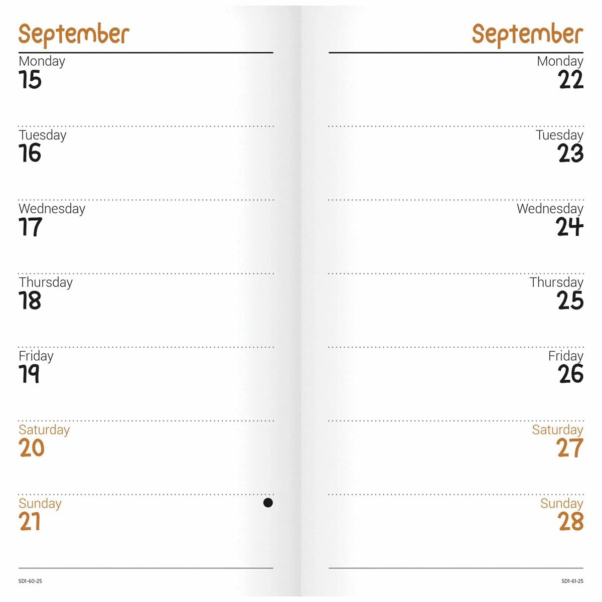 Carousel Calendars Boxers Slim Diary 2025 (PFP)