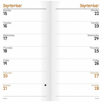 Carousel Calendars Boxers Slim Diary 2025 (PFP)