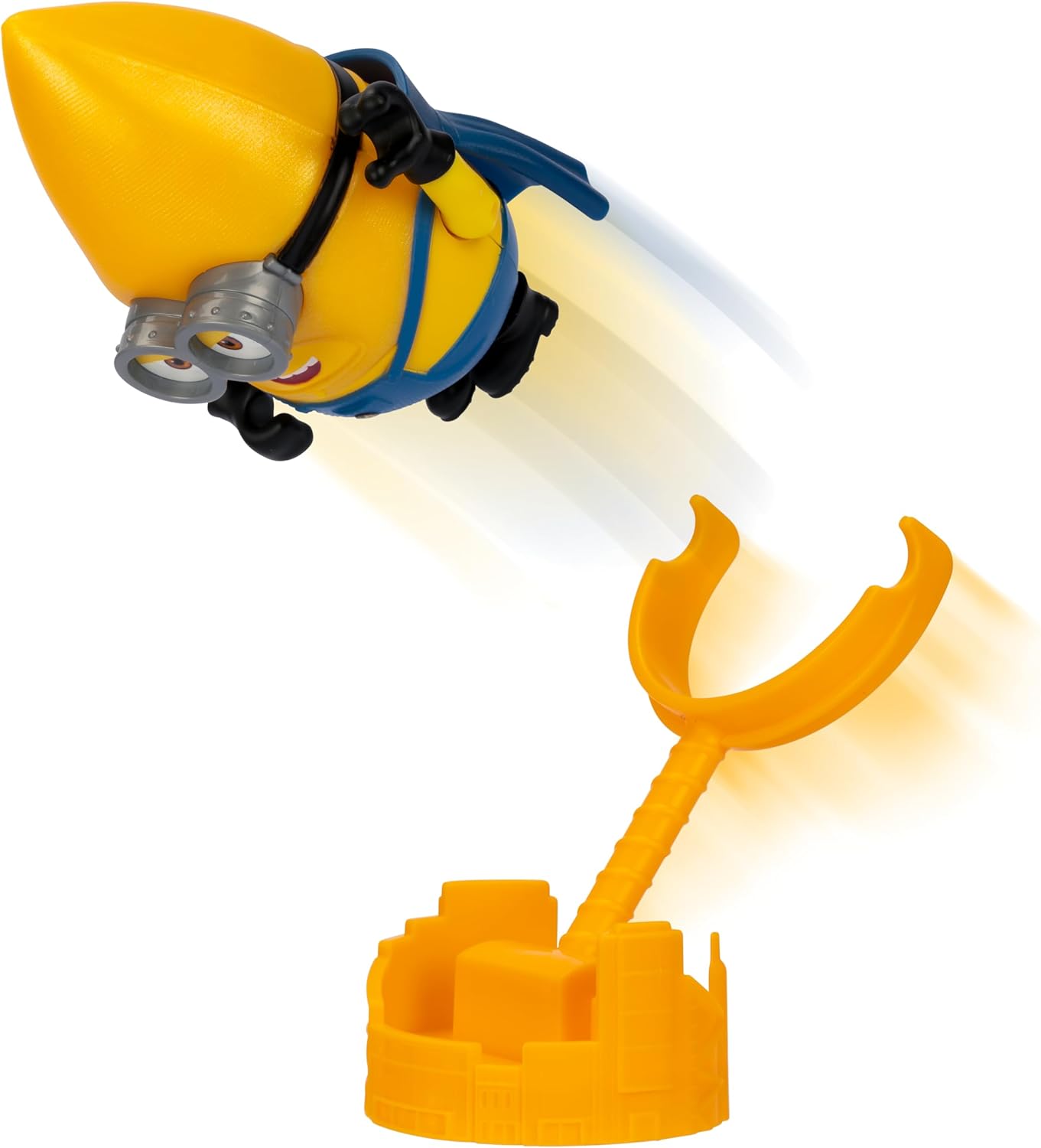 Minions Cattivissimo Me 4 Launch and Crash Mega Gus Action Figure | Launch Gus Into The Scene from His Launcher | Collect All 5 Different Mega All with A Different Play Feature and Accessories