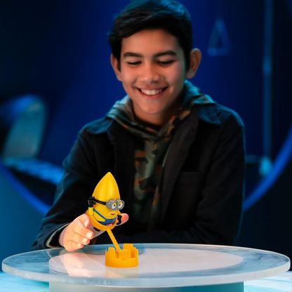 Minions Cattivissimo Me 4 Launch and Crash Mega Gus Action Figure | Launch Gus Into The Scene from His Launcher | Collect All 5 Different Mega All with A Different Play Feature and Accessories