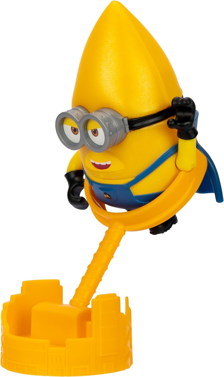 Minions Cattivissimo Me 4 Launch and Crash Mega Gus Action Figure | Launch Gus Into The Scene from His Launcher | Collect All 5 Different Mega All with A Different Play Feature and Accessories