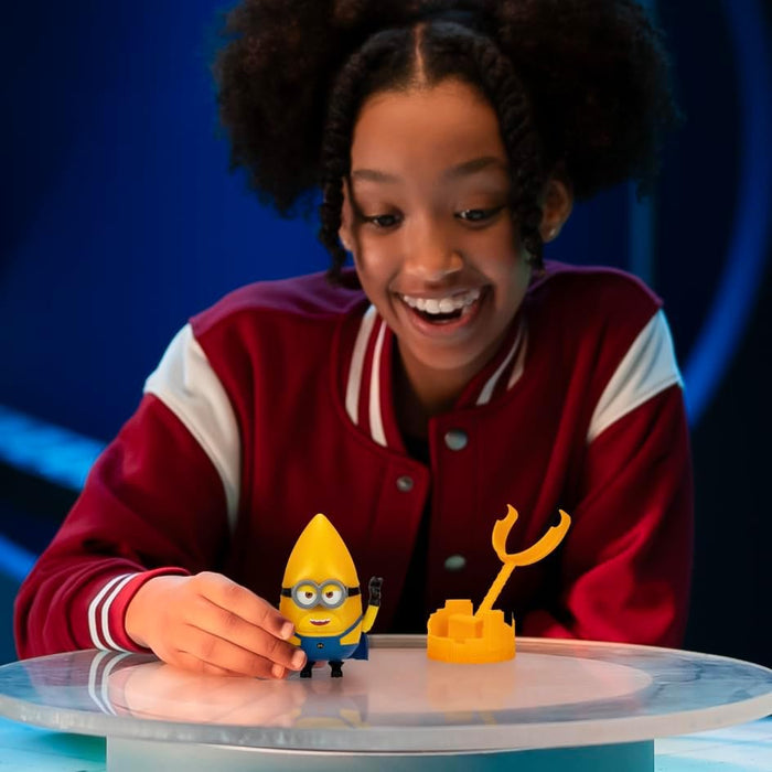 Minions Despicable Me 4 Launch And Crash Mega Gus Action Figure | Launch Gus Into The Scene From His Launcher | Collect All 5 Different Mega All With A Different Play Feature And Accessories