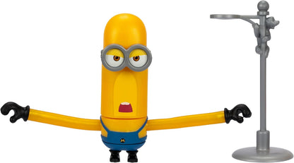Minions Despicable Me 4 Wild Spinning Mega Tim Action Figure | Press Down On Tim's Head For Some Wild Spinning Knock-down Power | Collect All 5 | All With A Different Play Feature And Accessories