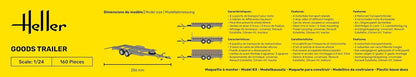 Heller Goods Trailer 1/24 56778 Starter Kit