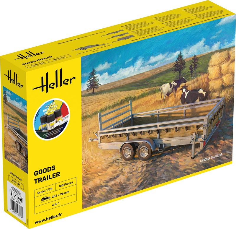Heller Goods Trailer 1/24 56778 Starter Kit