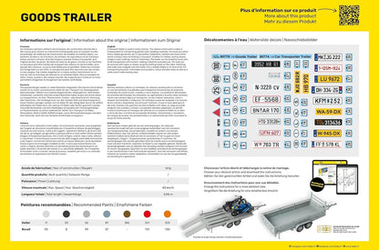 Heller Goods Trailer 1/24 56778 Starter Kit
