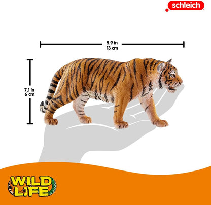 SCHLEICH 14729 Tiger, ab 3 Jahren, WILD Life - Spielfigur, 3 x 13 x 6 cm