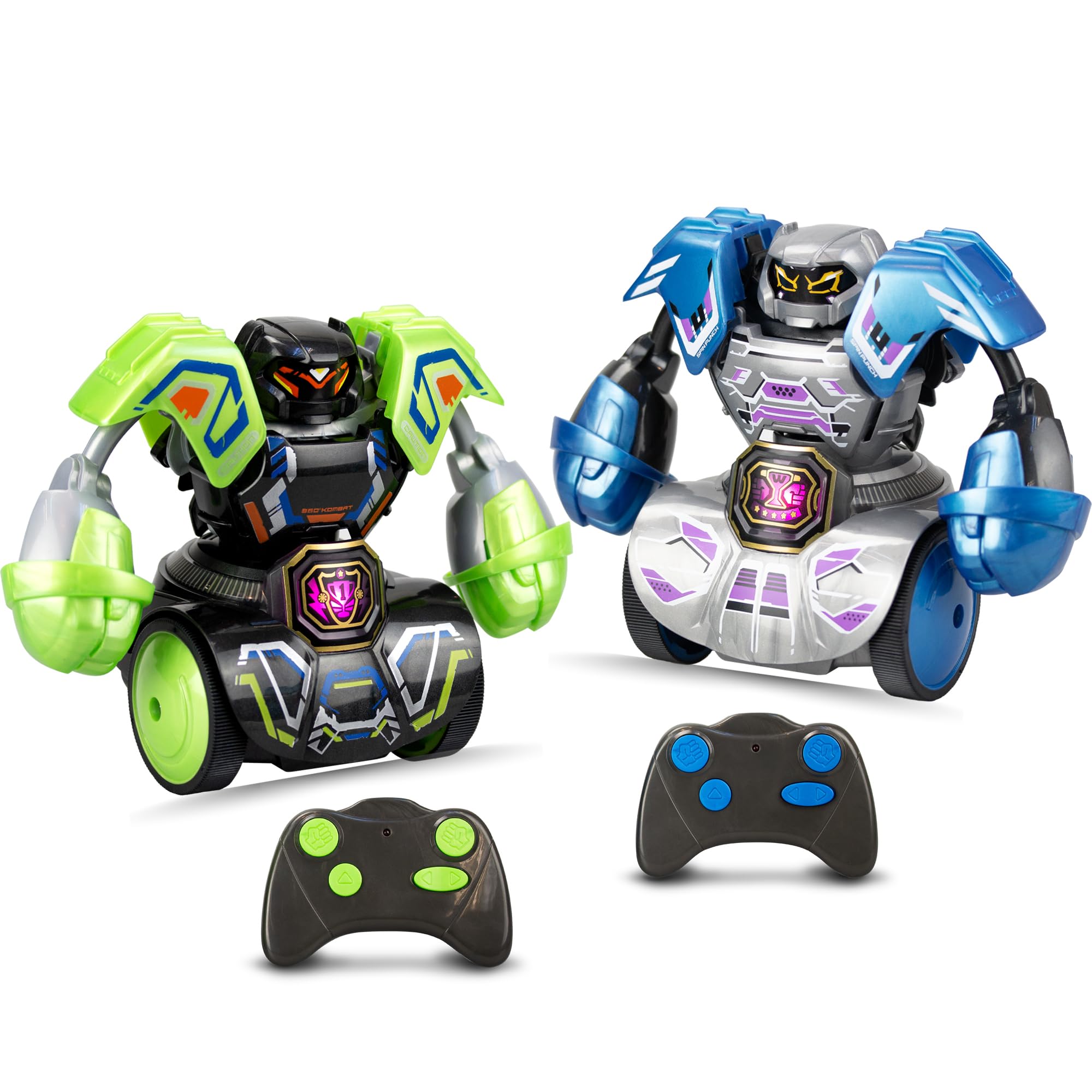 Silverlit 86884 Roboter Kombat Tornado-ferngesteuerte Figur-360° Superstarke Schläge-Zielen Sie auf das Herz Ihres Gegners, um ihn KO zu setzen-für bis zu 4 Spieler-ab 5 Jahren-86884, Mehrfarbig