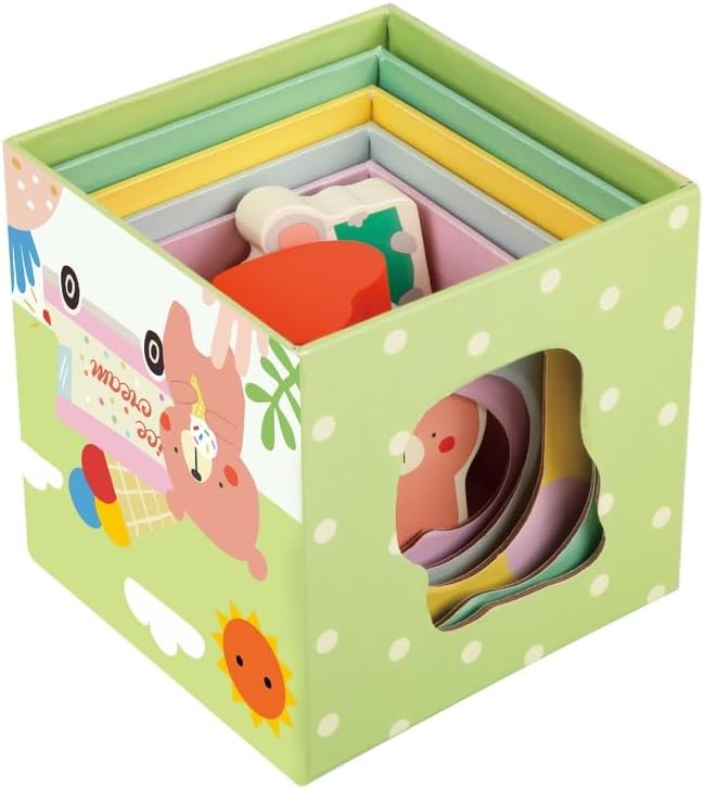 Classic World Bloques apilables con Animales del Bosque, 10dlg.
