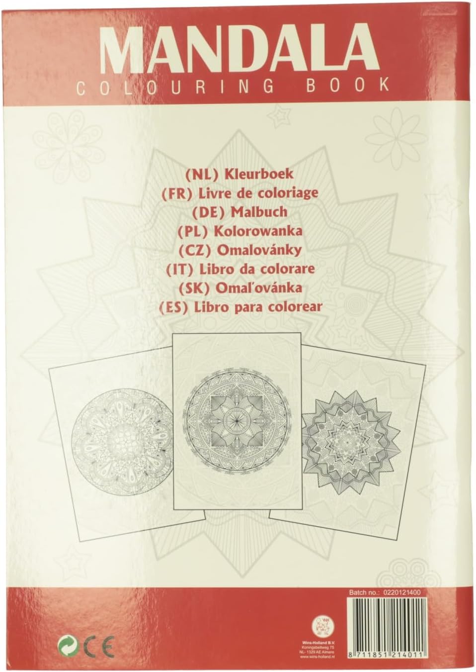 Wins Holland - Kleurboek Mandala