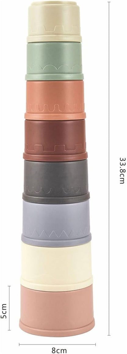 Stack Tower Pastel, 8dlg.