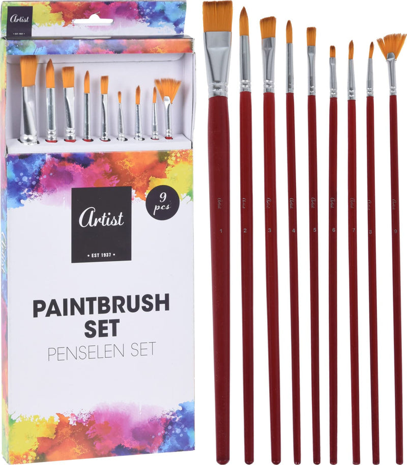 Penselen Set 9st.