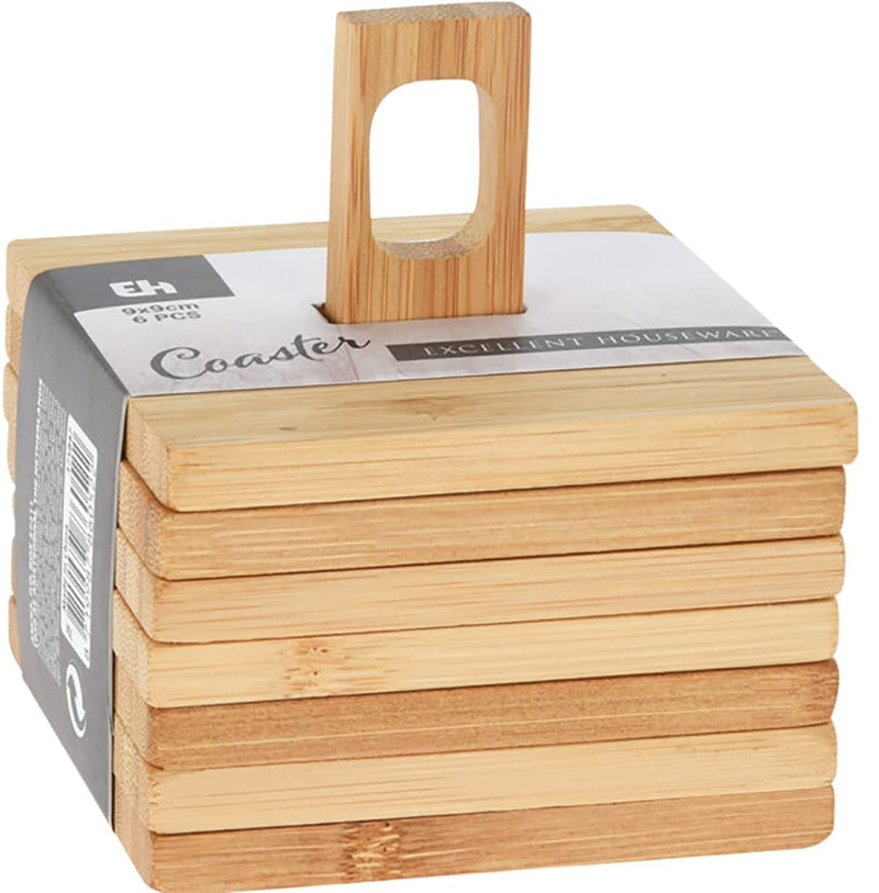 Onderzetter Bamboe Set van 6