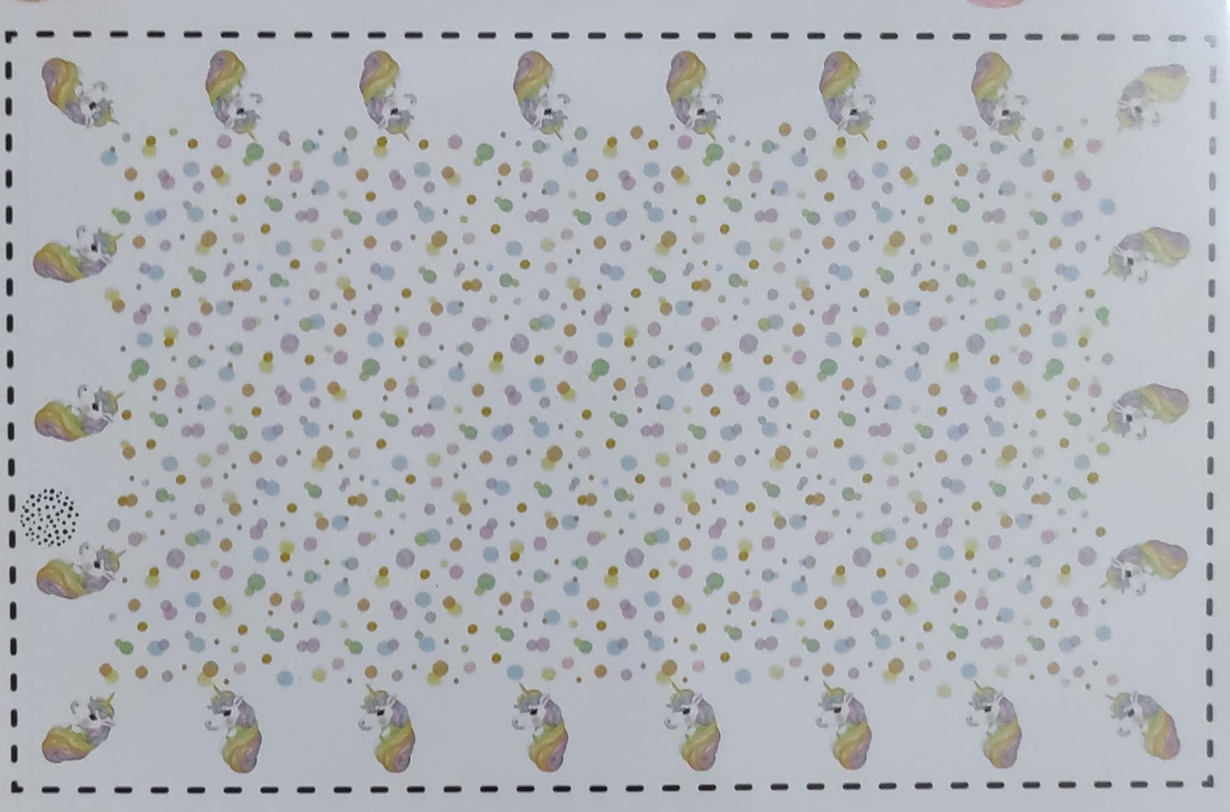 SHOPPARE - TOVAGLIA UNICORNO PARTY 135X220 CM.