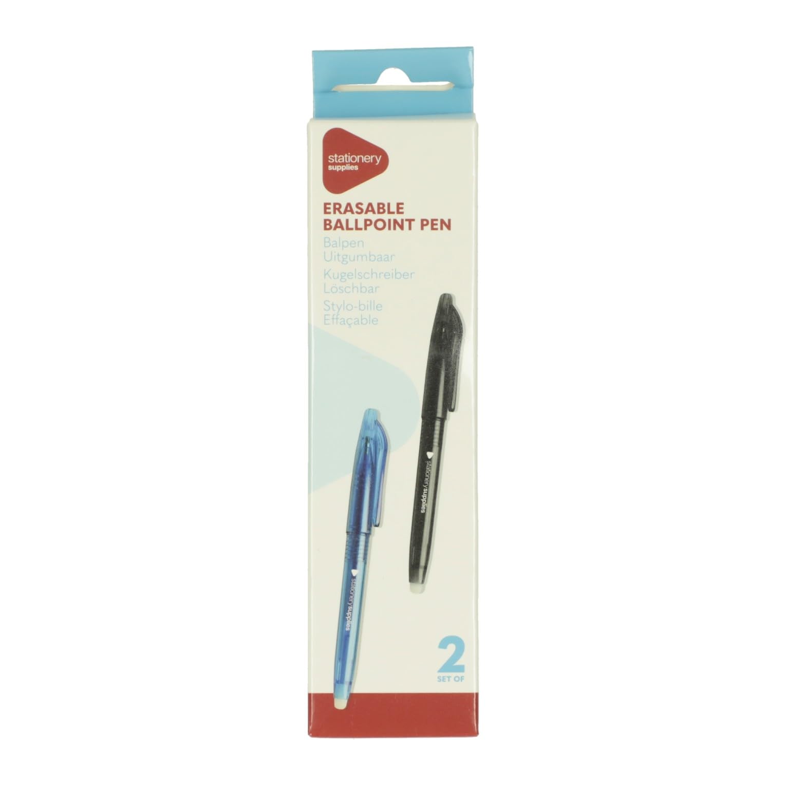 Balpen Uitgumbaar Set van 2
