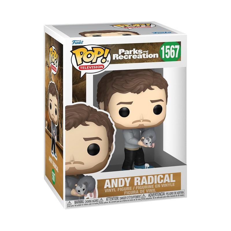 Funko Pop! TV: P&R 15th – Andy Radical - Parks and Recreation - Collectable Vinyl Figure - Gift Idea - Official Merchandise - Toys for Kids & Adults - TV Fans - Model Figure for Collectors