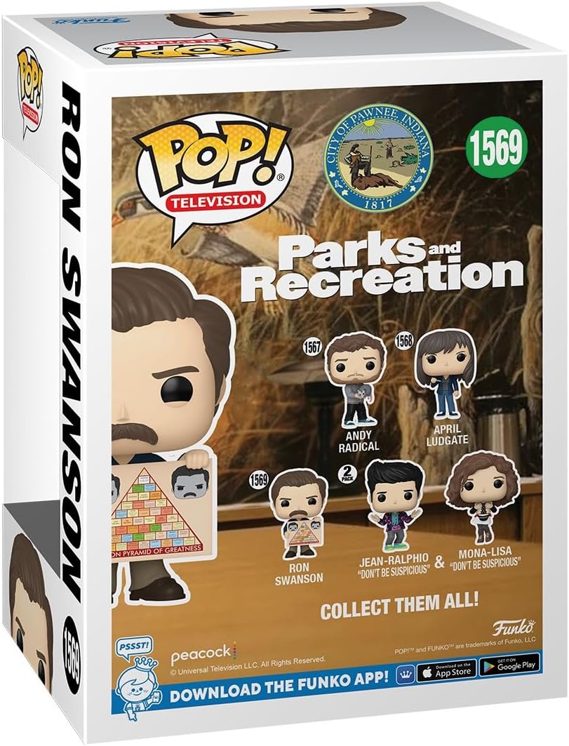 Funko Pop! TV: P&R 15th – Ron - Leslie Knope - Parks and Recreation - Collectable Vinyl Figure - Gift Idea - Official Merchandise - Toys for Kids & Adults - TV Fans - Model Figure for Collectors