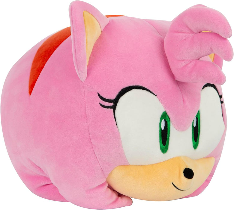Club Mocchi Mocchi Sonic the Hedgehog Amy Mega Plush Toy - 15 Inch - Collectible Sonic Toys for Ages 3+ Years Old