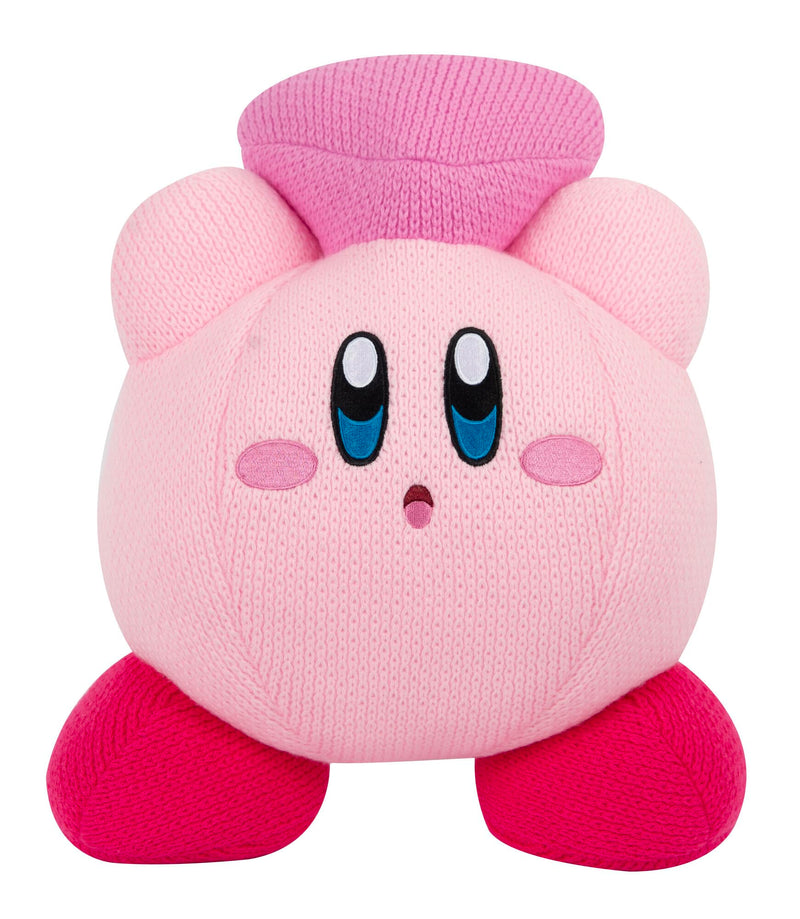 TOMY Nuiguru - Peluche Kirby e amico a forma di cuore, lavorato a maglia e all'uncinetto, peluche da collezione all'uncinetto, peluche morbido e accogliente e decorazione per la stanza, 38 cm