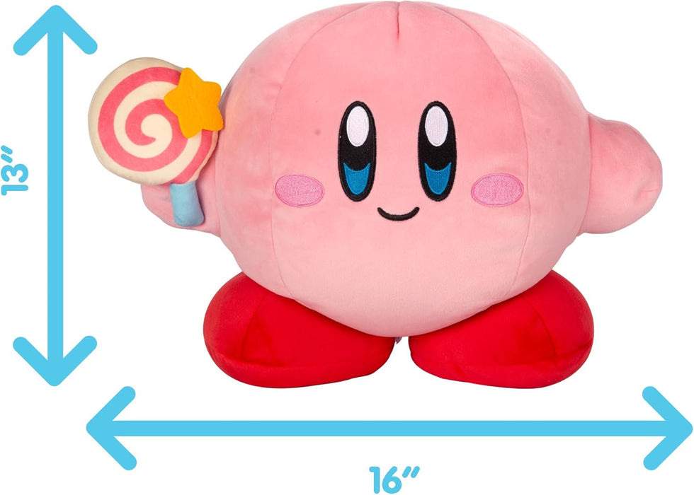 Club Mocchi Mocchi- Kirby Plush - Kirby with Invincible Candy Plushie - Squishy Toys - Collectible and Cute Stuffed Animals - Gaming Gifts and Game Room Decor - Video Game Collectibles - 15 Inch