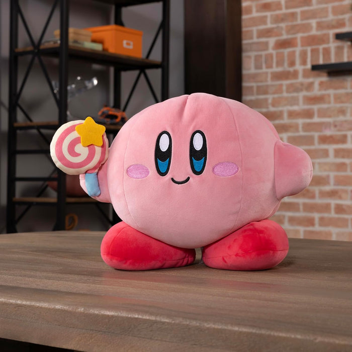 Club Mocchi Mocchi- Kirby Plush - Kirby with Invincible Candy Plushie - Squishy Toys - Collectible and Cute Stuffed Animals - Gaming Gifts and Game Room Decor - Video Game Collectibles - 15 Inch