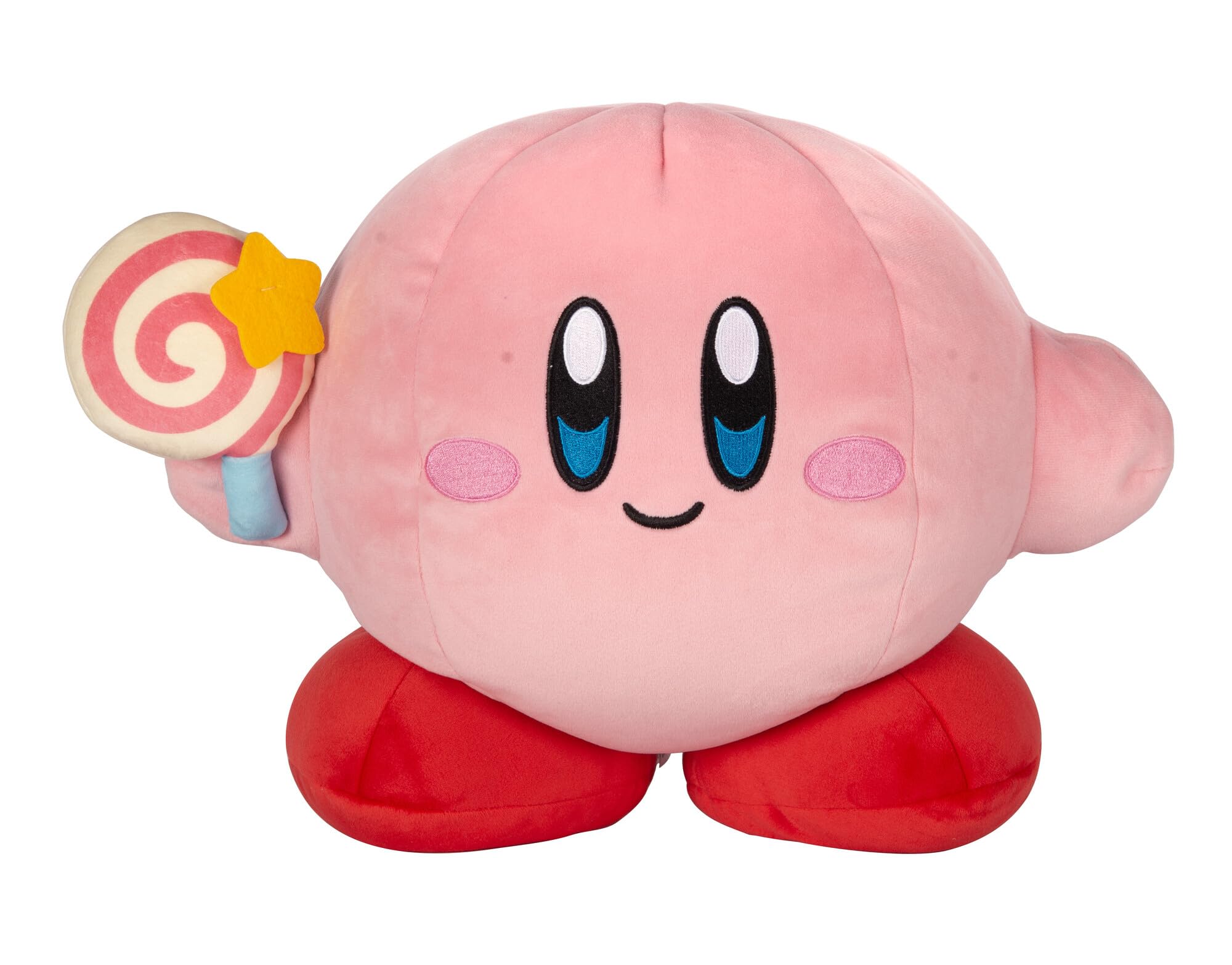 Club Mocchi Mocchi- Kirby Plush - Kirby with Invincible Candy Plushie - Squishy Toys - Collectible and Cute Stuffed Animals - Gaming Gifts and Game Room Decor - Video Game Collectibles - 15 Inch