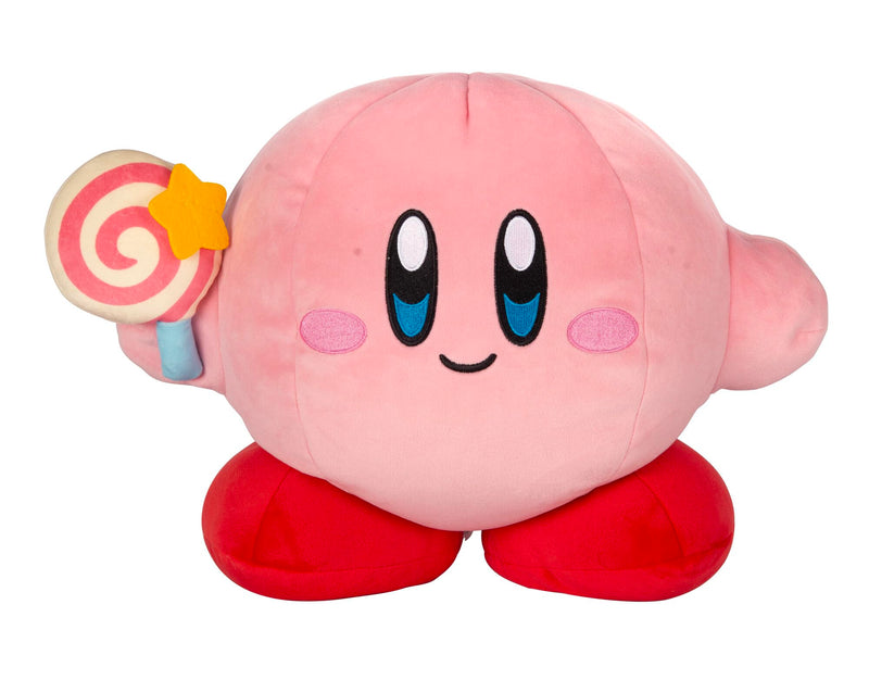 Club Mocchi Mocchi- Kirby Plush - Kirby with Invincible Candy Plushie - Squishy Toys - Collectible and Cute Stuffed Animals - Gaming Gifts and Game Room Decor - Video Game Collectibles - 15 Inch