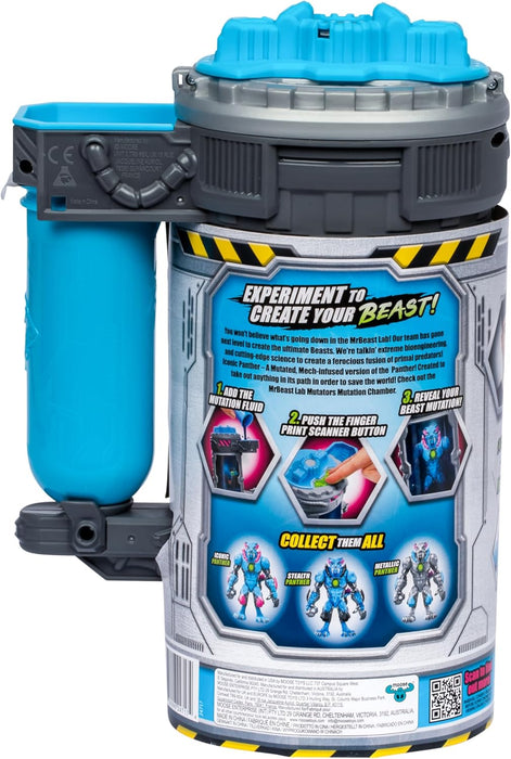 MRBEAST LAB Mutators; Mutiere das ultimative Monster. Experimentiere und erschaffe die Iconic Panther-Actionfigur von MrBeast. 3 zum Sammeln, Iconic Panther, Stealth Panther