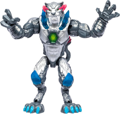 MrBeast Lab Mutators; Mutiere das ultimative Biest. Experimentiere und erschaffe die Metallic Panther-Actionfigur von MrBeast. 3 zum Sammeln, Iconic Panther, Stealth Panther