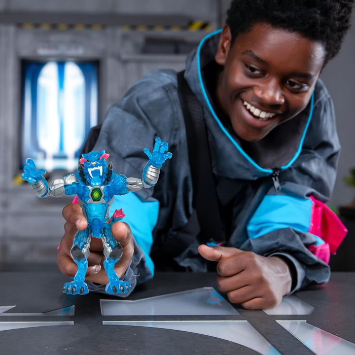 MrBeast Lab Mutators; Mutiere das ultimative Biest. Experimentiere und erschaffe die Stealth Panther-Actionfigur von MrBeast. 3 zum Sammeln, Iconic Panther, Stealth Panther