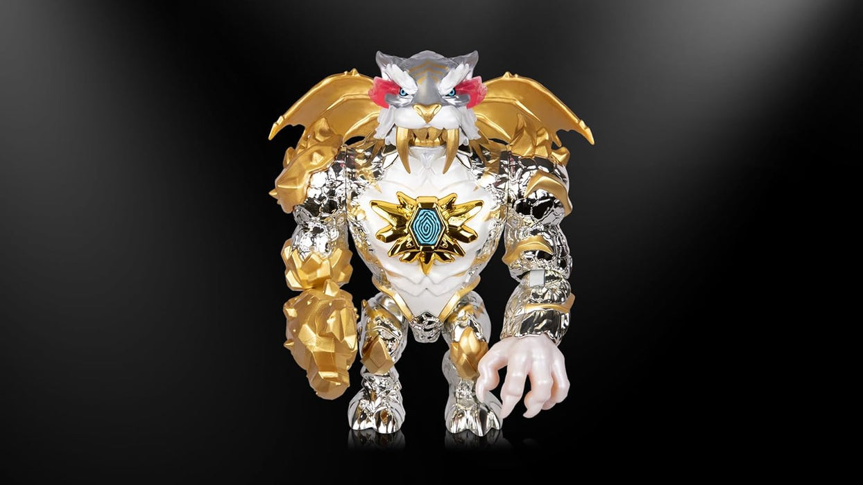 MrBeast Lab à collectionner, Apex Beast Tiger, 15,8 cm, Très détaillé, Emballage de qualité, 13 points d’articulation, Mâchoire puissante, 2 à collectionner, Apex Beast Tiger et Apex Beast