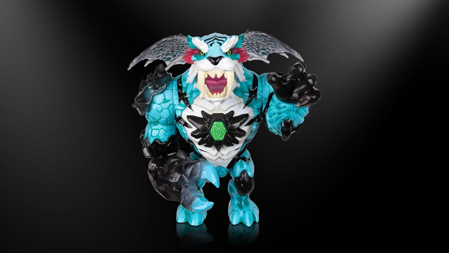 MrBeast Lab à collectionner, Apex Beast Tiger, 15,8 cm, Très détaillé, Emballage de qualité, 13 points d’articulation, Mâchoire puissante, 2 à collectionner, Apex Beast Tiger et Apex Beast