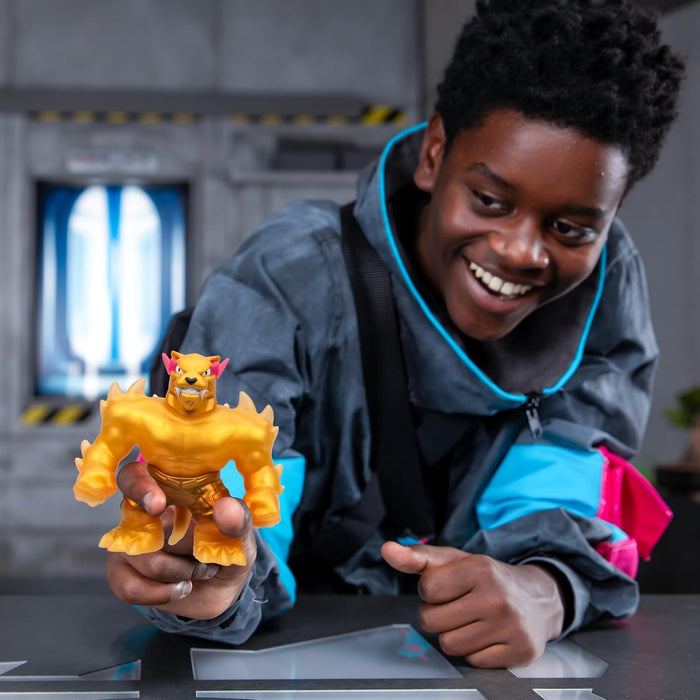 MrBeast Lab 24738 Dehnbare Figur der Heroes of GOO JIT Zu, biegsamer