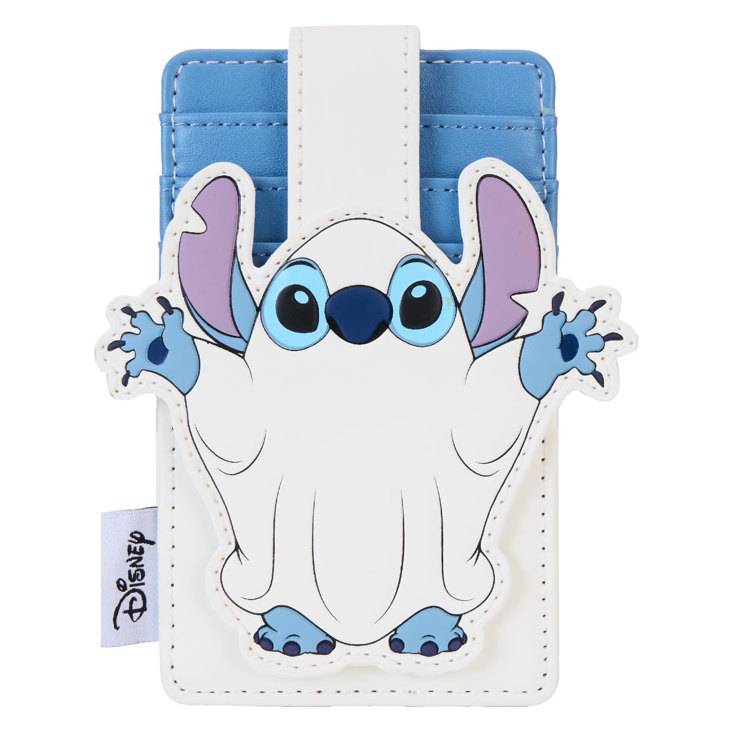 Loungefly Disney Stitch Ghost Custom Glow Cardholder, Multicolor, Cardholder
