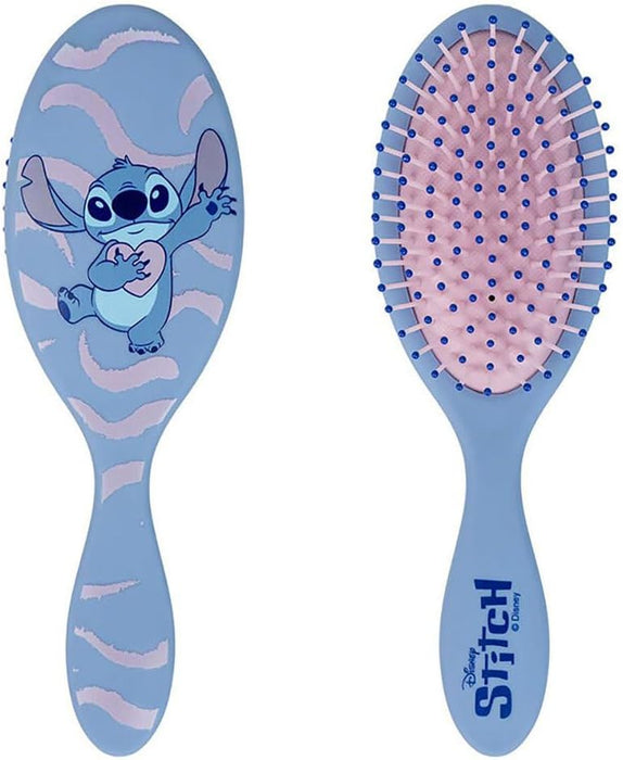 CERDÁ LIFE'S LITTLE MOMENTS -Stitch Beauty Set - Blue Colour - Complete Set - Includes Hairbrush, 2 Hair Pigtails and Case - Original Product