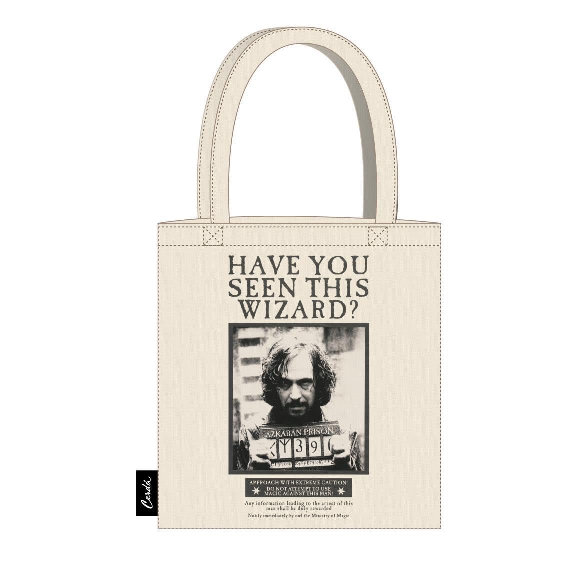 Cerda Harry Potter Shopping Bag - 2100005625, Black/White, Contemporary