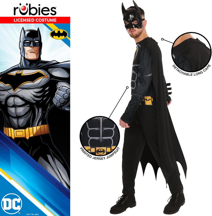 Rubie's Official DC Batman Adult Costume, Adult Superhero Fancy Dress
