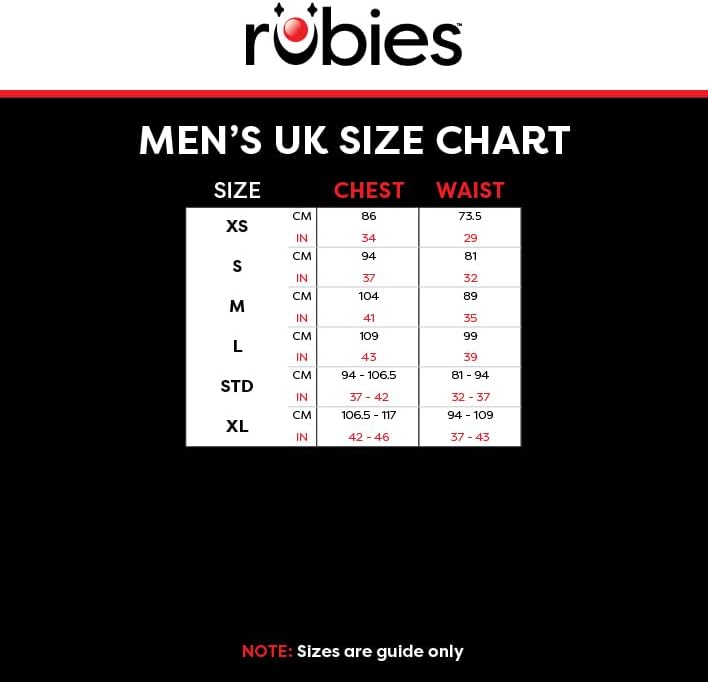 Rubie's Official DC Batman Adult Costume, Adult Superhero Fancy Dress